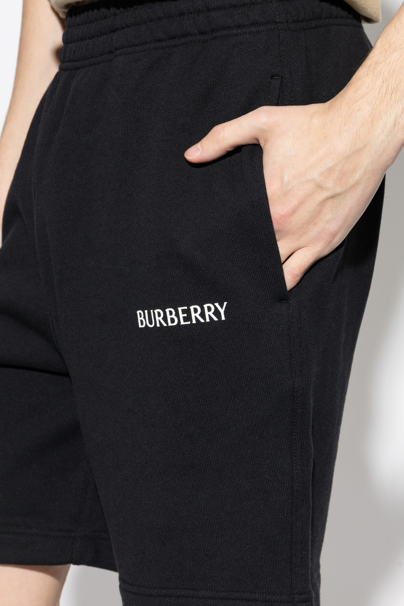 Black 'Shaun' sweat shorts Burberry - Vitkac AS